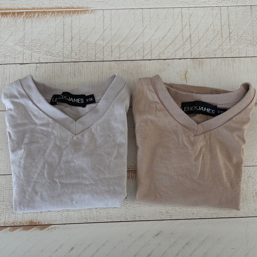 NWOT Lenox James Kids V-Neck Tee Set